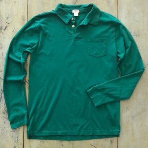 J Crew Factory Long Sleeve Polo